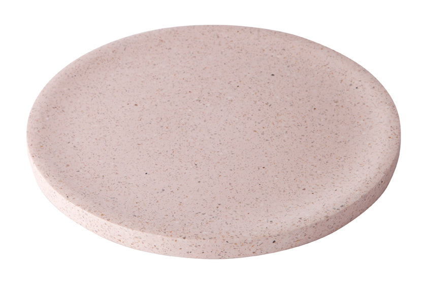 Terrazzo Dimple Tray - Rose