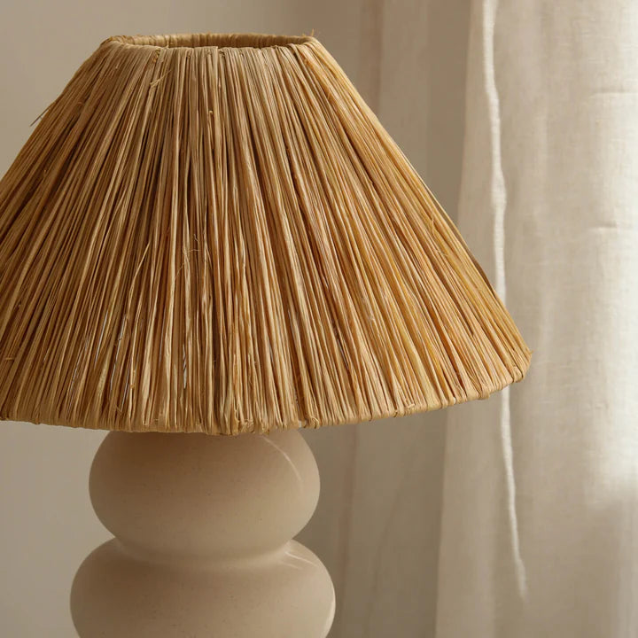 Sofia Raffia Table Lamp