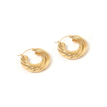 Rizzo Gold Hoop Earrings